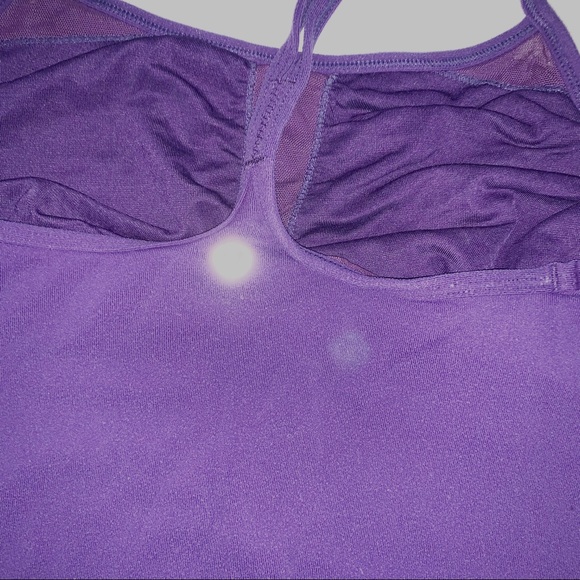 LULULEMON | Sz 4 Workout Tank Top Purple Racerback Power Y - Picture 2 of 8